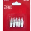 5 Ampoules De Rechange Givrees 6 V, 0,84W Pour Guirlande De Noël<Konstsmide, guirlandes lumineuses de Noël Online