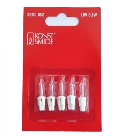 Ampoules De Rechange 10 V, 0,6W Pour Guirlande De Noël<Konstsmide, guirlandes lumineuses de Noël Sale