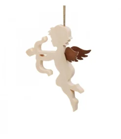 Ange Pour Sapin En Bois D'Erable Avec Un Arc<Waldfabrik, photophore en bois et étoile sapin de Noël Best Sale