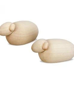 Animaux De La Crèche De Noël, Mouton Blanc<Köhler, Père Noël en bois Discount