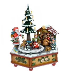 Boite A Musique Noël, Veillee Autour Du Sapin<Hubrig, figurines pour enfant Cheap