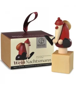 Bouchon Pour Vin Rouge, Père Noël<Köhler, Père Noël en bois New