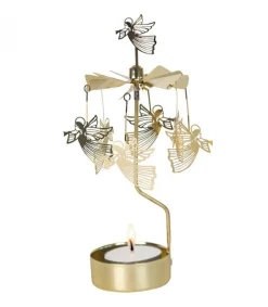 Bougeoir Carrousel Anges Dores Volants<Pluto Produkter, déco de Noël Scandinave Fashion