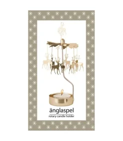 Bougeoir Carrousel Cerf Dore<Pluto Produkter, déco de Noël Scandinave Best