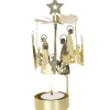 Bougeoir Carrousel Crèche Doree Nativite<Pluto Produkter, déco de Noël Scandinave Outlet