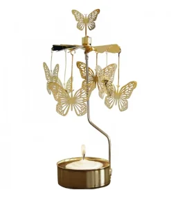 Bougeoir Carrousel Papillons Dores<Pluto Produkter, déco de Noël Scandinave New