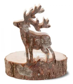 Bougeoir En Bois Brame Du Cerf, 13 Cm<Waldfabrik, photophore en bois et étoile sapin de Noël Clearance