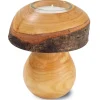 Bougeoir En Bois, Champignon 12 Cm<Waldfabrik, photophore en bois et étoile sapin de Noël Cheap