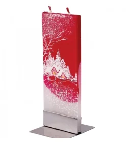 Bougie Déco De Noël Motif Village Sous LÀ Neige<Flatyz, bougie décorative scandinave Best