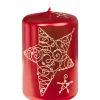 Bougie Décorative De Noël Avec Etoile, 9 Cm<Ewa Kerzen, bougies de Noël et bougies de l'Avent Clearance