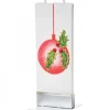 Bougie De Noël Boule Et Houx<Flatyz, bougie décorative scandinave Flash Sale