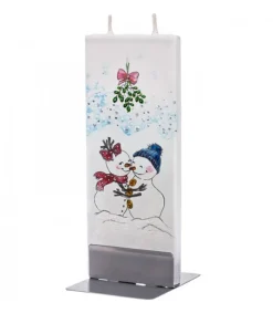 Bougie De Noël Couple Bonhomme De Neige<Flatyz, bougie décorative scandinave Discount