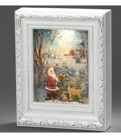 Cadre Photo Lumineux Père Noël Avec Animaux<Konstsmide, guirlandes lumineuses de Noël Shop