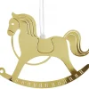 Cheval A Bascule Design En Metal Dore A Suspendre<Pluto Produkter, déco de Noël Scandinave New