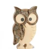 Chouette Hulotte En Bois, 11 Cm<Waldfabrik, photophore en bois et étoile sapin de Noël Online