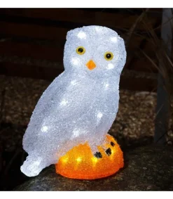 Chouette Lumineuse Led En Acrylique, 27 Cm<Konstsmide, guirlandes lumineuses de Noël Hot