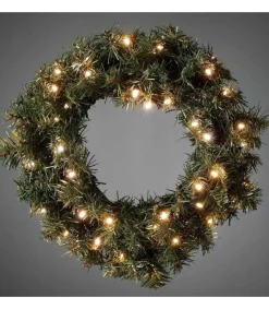 Couronne De Noël Lumineuse Sapin, 45 Cm<Konstsmide, guirlandes lumineuses de Noël Cheap