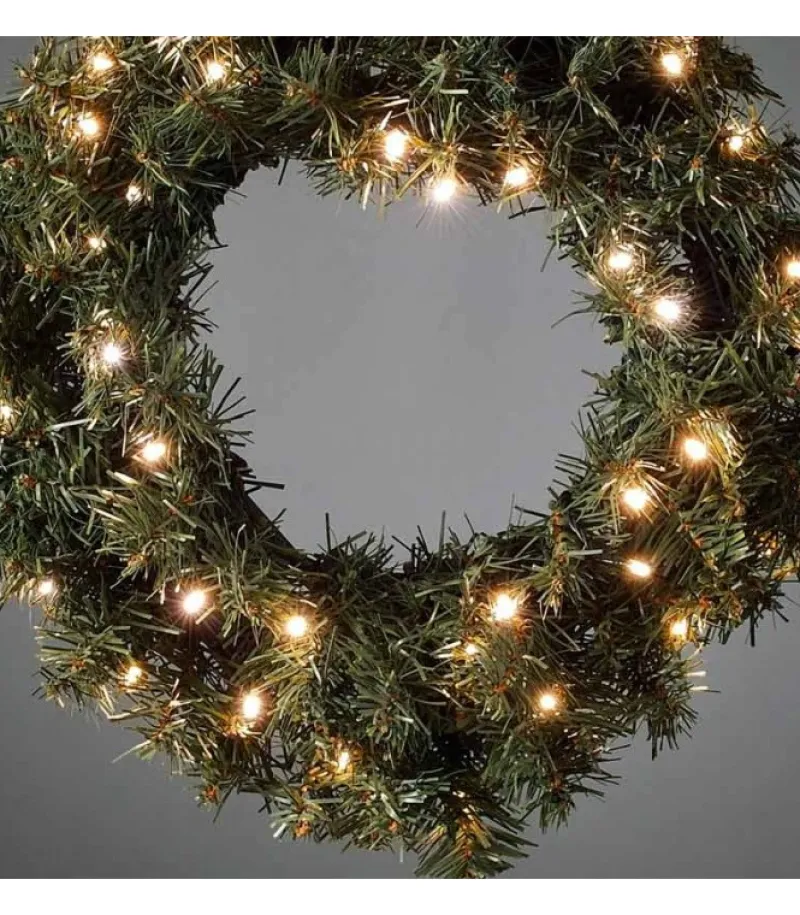 Couronne De Noël Lumineuse Sapin, 45 Cm<Konstsmide, guirlandes lumineuses de Noël Cheap