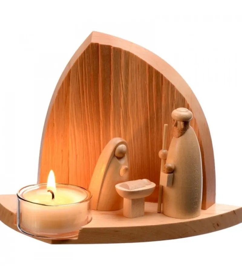 Crèche De Noël Moderne Avec Bougeoir<Schalling, crèche moderne New