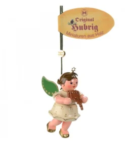 Déco Sapin De Noël, Ange Et Flute De Pan<Hubrig, figurines pour enfant Discount