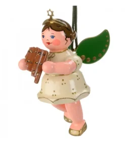 Déco Sapin De Noël, Ange Et Flute De Pan<Hubrig, figurines pour enfant Discount