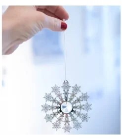 Déco Sapin Design, Flocon De Neige Avec Cristal<Pluto Produkter, déco de Noël Scandinave Cheap
