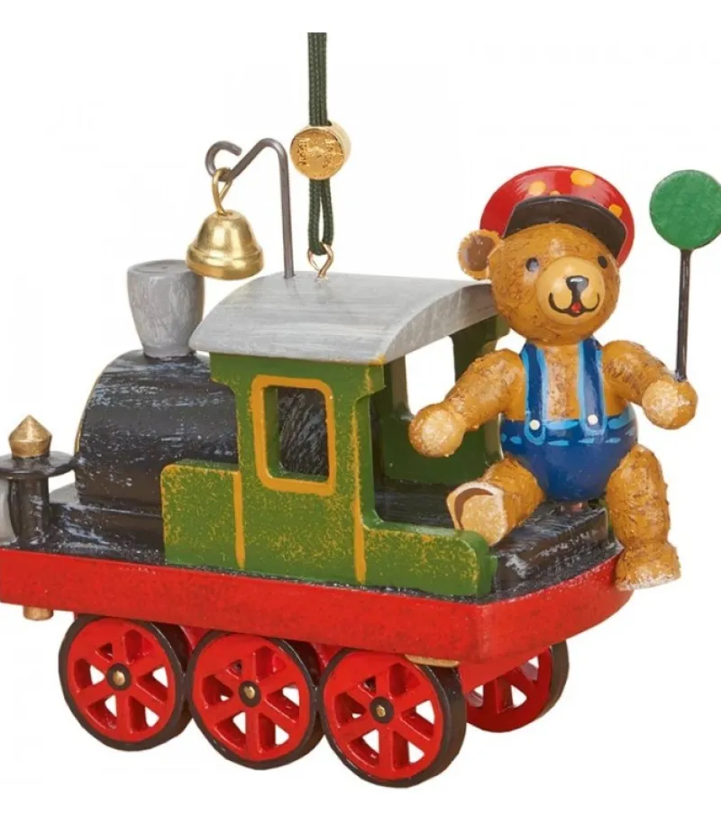Déco Sapin Vintage, Ourson Et Petit Train<Hubrig, figurines pour enfant Best Sale