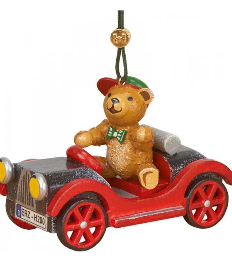 Déco Sapin Vintage, Ourson Et Auto<Hubrig, figurines pour enfant Clearance