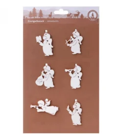 Décorations Pour Sapin 6 Mini Anges Pendentifs<Waldfabrik, photophore en bois et étoile sapin de Noël Hot