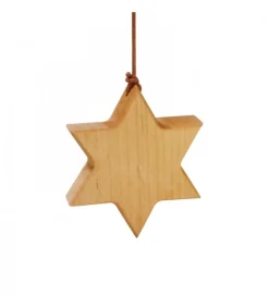 Etoile En Bois D'Aulne A Suspendre 7,5 Cm<Waldfabrik, photophore en bois et étoile sapin de Noël Online