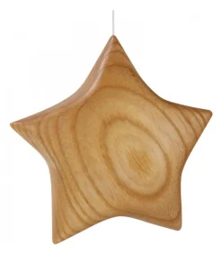 Etoile En Bois Poli A Suspendre 7,5 Cm<Waldfabrik, photophore en bois et étoile sapin de Noël Online