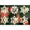 Etoiles En Bois, Déco Sapin De Noël, 6 Motifs Differents - N° 11<Ratags, décos de Noël lumineuses en bois Outlet