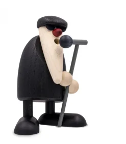 Figurine Jazz, Chanteur Devant Un Micro<Köhler, Père Noël en bois Sale
