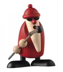 Figurine Père Noël Chanteur Et Micro<Köhler, Père Noël en bois Shop
