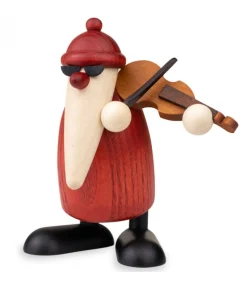 Figurine Père Noël Violoniste<Köhler, Père Noël en bois Hot