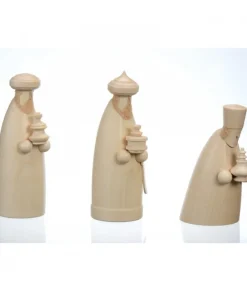 Figurines Bois Pour Crèche De Noël, Les Trois Rois Mages, 12 Cm<Schalling, crèche moderne Outlet