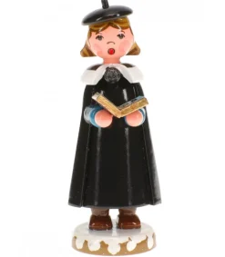 Fillette Chanteuse Avec Livre De Chorale De Noël - Village De Noël Miniature<Hubrig, figurines pour enfant Best