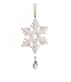 Flocon De Neige A Suspendre Avec Cristal Swarovski N° 2<Waldfabrik, photophore en bois et étoile sapin de Noël Hot