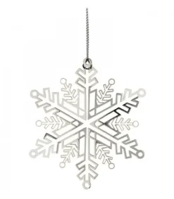 Flocon De Neige Design En Metal Couleur Argent A Accrocher<Pluto Produkter, déco de Noël Scandinave Fashion