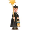 Garcon Chanteur Avec Etoile - Village De Noël Miniature<Hubrig, figurines pour enfant Hot