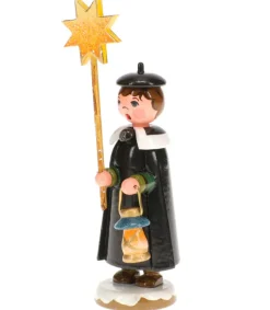 Garcon Chanteur Avec Etoile - Village De Noël Miniature<Hubrig, figurines pour enfant Hot