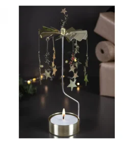 Grand Bougeoir Carrousel Nuit Etoilee, 28 Cm<Pluto Produkter, déco de Noël Scandinave Fashion