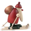 Grand Père Noël A Ski<Köhler, Père Noël en bois Fashion