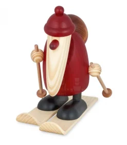 Grand Père Noël A Ski<Köhler, Père Noël en bois Fashion