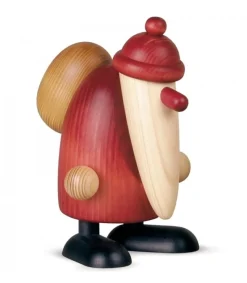 Grand Père Noël Avec Hotte, 19 Cm<Köhler, Père Noël en bois Store