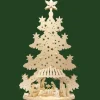 Grand Sapin Lumineux Led En Bois Avec Personnages De La Crèche<Ratags, décos de Noël lumineuses en bois Shop