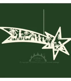 Grande Etoile De Noël Filante A Suspendre<Ratags, décos de Noël lumineuses en bois Store