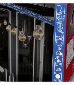 Guirlande Lumineuse De Terrasse 10 M Extensible, 10 Ampoules Ambrees<Konstsmide, guirlandes lumineuses de Noël Flash Sale