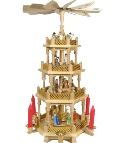 La Weihnachtspyramid Allemande De Reference A 3 Etages<Richard Glasser, Pyramides de Noël allemandes Discount