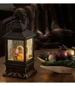 Lanterne De Noël À Neige A Led Avec Père Noël Et Enfants, 22 Cm<Konstsmide, guirlandes lumineuses de Noël Discount